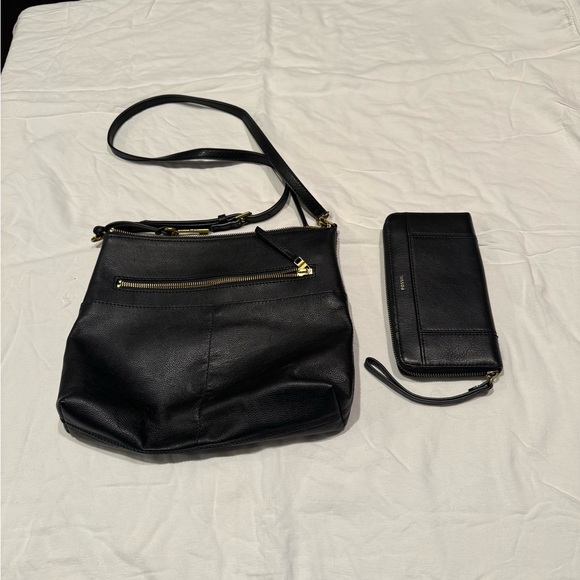 Fossil Crossbody and Wallet combo - Picture 2 of 3